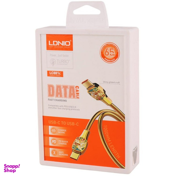 کابل شارژ Type-C الدینیو مدل LC881C طول 1 متر