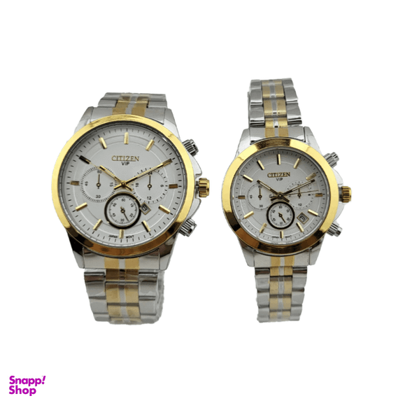 ست ساعت مچی عقربه ای زنانه و مردانه سیتیزن مدل 6750E-S