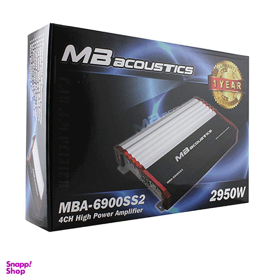 آمپلی فایر خودرو ام بی آکوستیکس مدل MBA-6900SS2