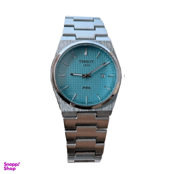 ساعت عقربه ای مردانه تیسوت مدل صفحه آبی کد Mk_PRX1248