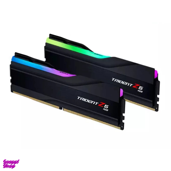 رم دسکتاپ جی اسکیل مدل TRIDENT Z5 RGB Black DDR5 Dual-Channel 6000MHz CL36 ظرفیت 32 گیگابایت بسته 2 عددی