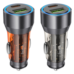 شارژر فندکی 43 وات هوکو مدل NZ12A USB