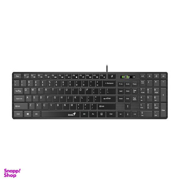 کیبورد با سیم جنیوس مدل Slim Star 126