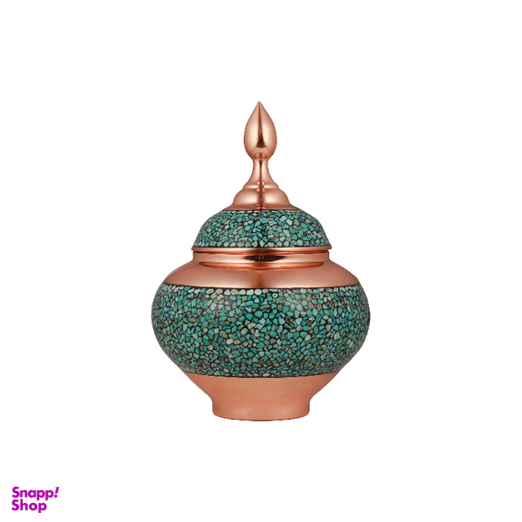قندان فیروزه کوبی مدل سیبی کد 25