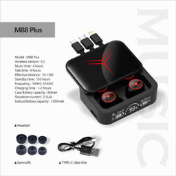 ایرفون بلوتوثی مدل M88 Plus