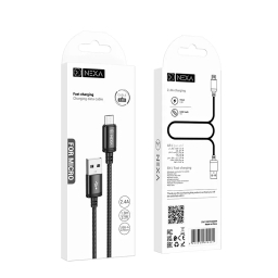 کابل شارژ USB به MicroUSB نکسا مدل L20 طول 1 متر