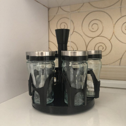 ست جای ادویه 6 پارچه کاپریس مدل پارادایس کد 12663