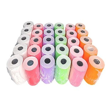 رول کاغذ حرارتی رنگی کارت خوان مدل 57x14 بسته 30 عددی