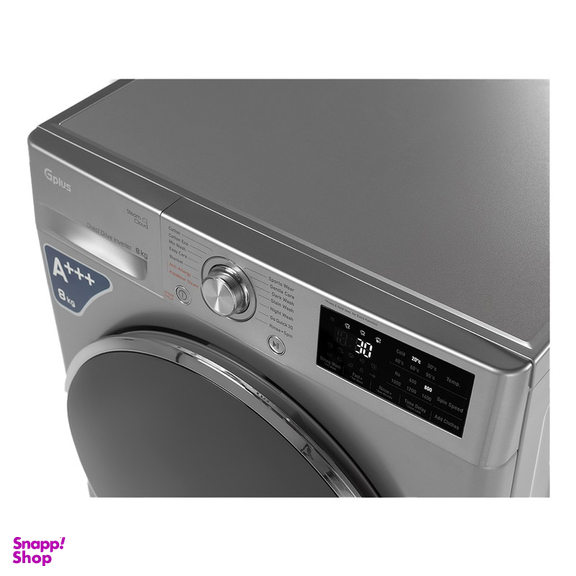 ماشین لباسشویی اتوماتیک جی پلاس مدل GWM-M880S ظرفیت 8 کیلوگرم