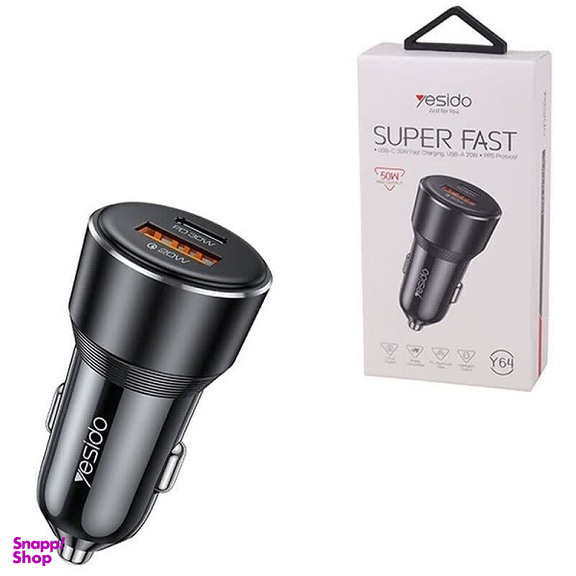 شارژر فندکی یسیدو مدل Y64