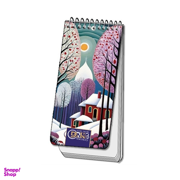 دفترچه یادداشت سیمی 80 برگ دارکوب مدل منظره کد 131/7