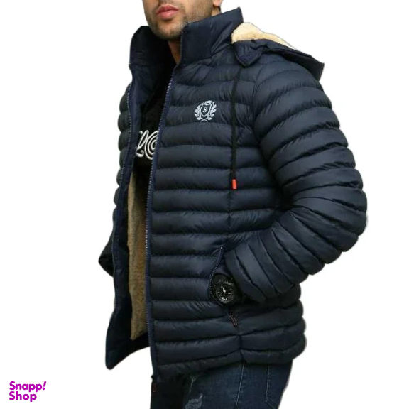 کاپشن مردانه مدل GD-s-18304538 رنگ سرمه ای