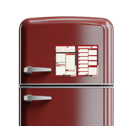 مگنت یخچال لاژید مدل پلنر روزانه و هفتگی کد MGNT048 سایز 20×30 سانتی متر