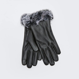 دستکش زنانه ال سی وایکیکی مدل خزدار پلار