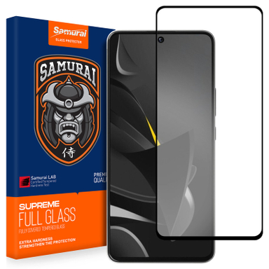 محافظ صفحه نمایش سامورایی مدل ovglass مناسب گوشی موبایل شیائومی Poco M7 Pro