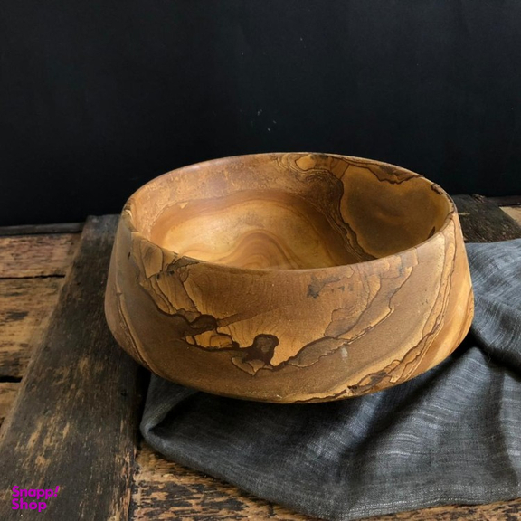 کاسه سنگی طرح چوب کد 404