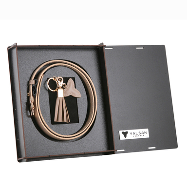 ست هدیه زنانه چرم یلسان مدل آتیس کد PRM-GN-067