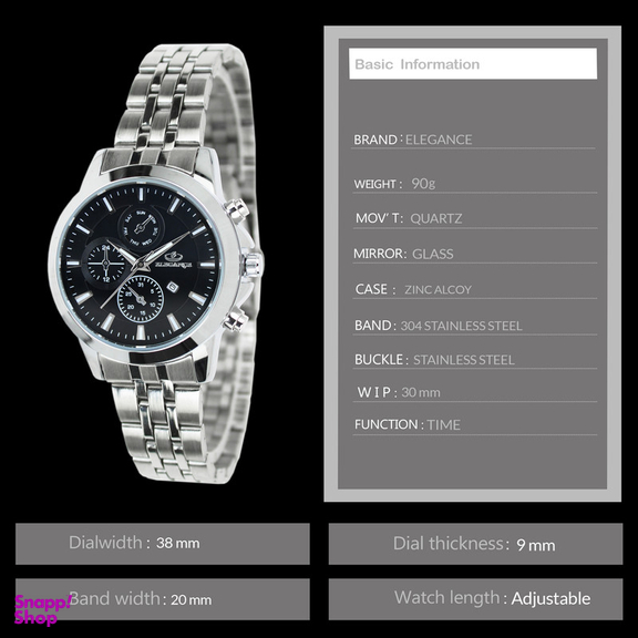 ساعت مچی عقربه ای کوارتز زنانه الگانس مدل EZSMJ5443