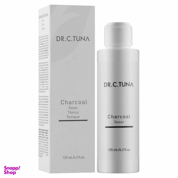 تونر ضد جوش و مات‌ کننده سی تونا حاوی زغال فعال مدل Activated Charcoal حجم 125 میلی‌ لیتر