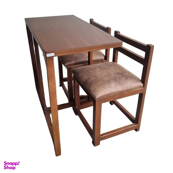 میز و صندلی ناهارخوری 2 نفره مدل کمجا کد v-moas2