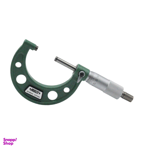 میکرومتر بیرون سنج اینسایز مدل YP-3203-50A-25-50×0.01MM گستره 25-50 میلی متر