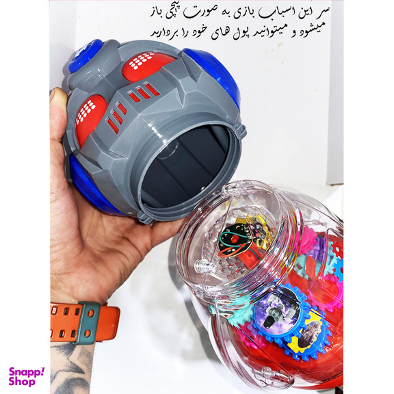 اسباب بازی ناب سل مدل چرخ دنده ای قلک طرح رباتی موزیکال