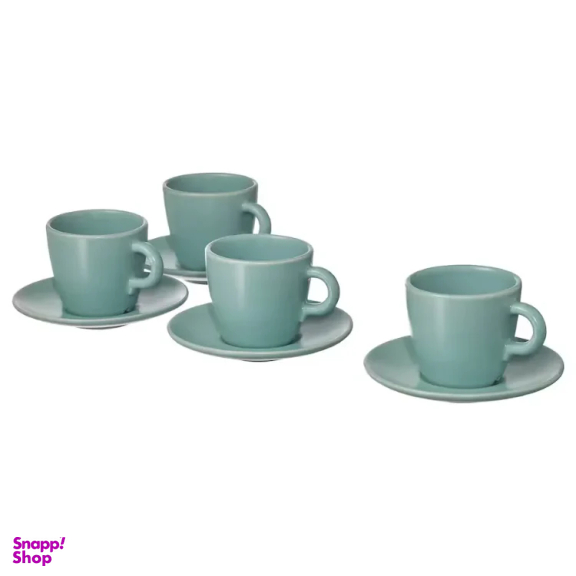 ست فنجان و نعلبکی 4 نفره مدل FARGKLAR