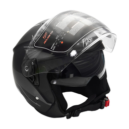 کلاه کاسکت بدون فک فلش مدل 852 matt black-gray