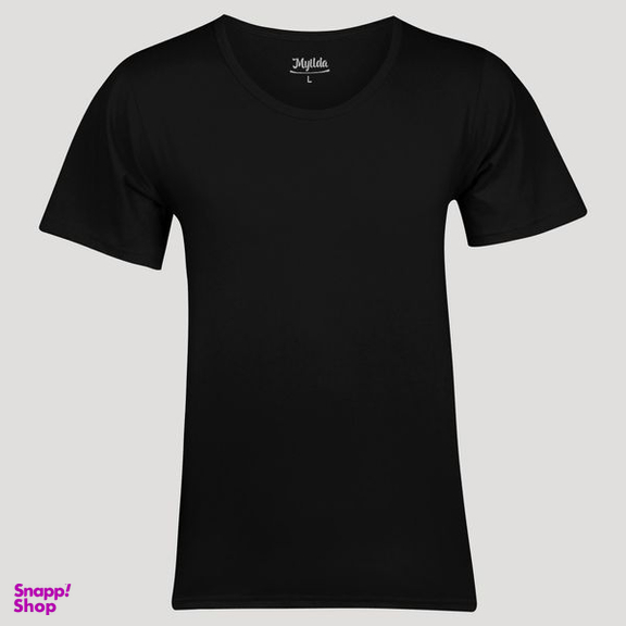 زیرپوش آستین دار مردانه ماییلدا مدل پنبه ای کد 4710-3 رنگ مشکی بسته 3 عددی