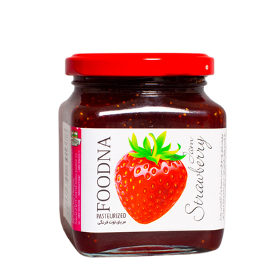 مربای توت فرنگی فودنا وزن 300 گرم