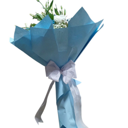 دسته گل طبیعی کد 0506 رنگ آبی