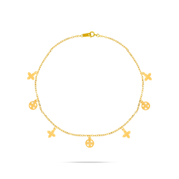 دستبند طلا 18 عیار زنانه سی گلد گالری مدل ونکلیف کد 102