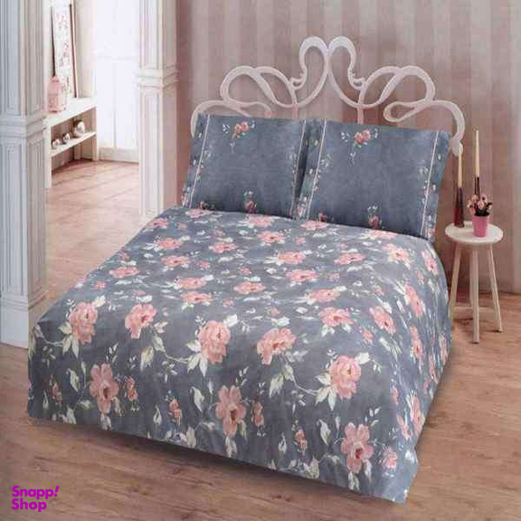 ست 4 تکه لحاف دونفره رزین تاژ ملرز طرح Isabel