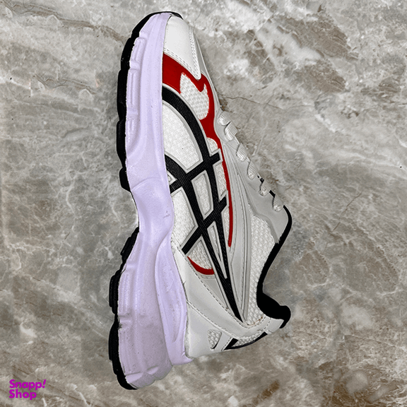 کفش زنانه طرح اسیکس کد 1104 رنگ سفید قرمز