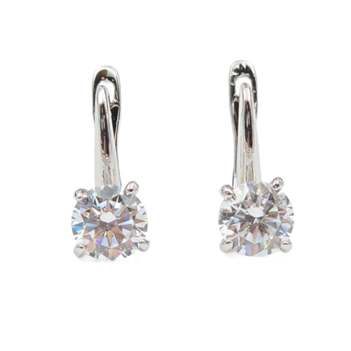 گوشواره زنانه ژوپینگ مدل کریستال سواروسکی کد swar