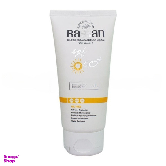 کرم ضد آفتاب راسن مدل potent- spf50 مناسب انواع پوست حجم 40 میلی لیتر