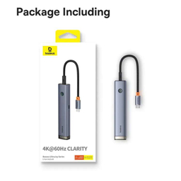 هاب 6 پورت USB-C بیسوس مدل BS-OH166 Ultrajoy Series