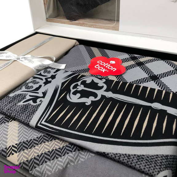 سرویس کاور لحاف کاتن باکس مدل Thor یکنفره 3 تکه