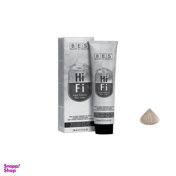 رنگ مو بس مدل ash شماره F19 حجم 100 میلی لیتر رنگ فانتزی خاکستری