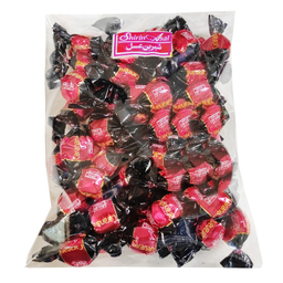 تافی روکس دار تلخ با مغزی کاکائو کارانانی شیرین عسل وزن 500 گرم