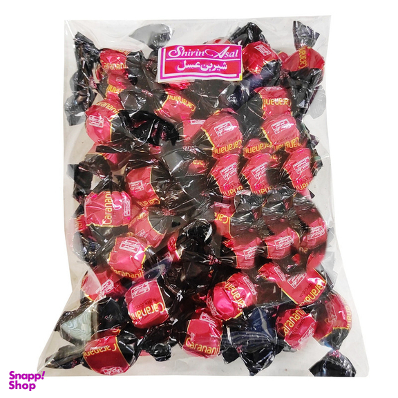 تافی روکس دار تلخ با مغزی کاکائو کارانانی شیرین عسل وزن 500 گرم