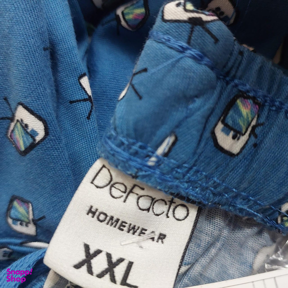 شلوارک مردانه دفکتو مدل TV STATION