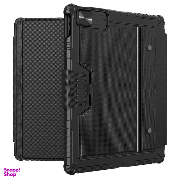 کیف کلاسوری کیبورد دار نیلکین مدل Bumper Combo Backlit Keyboard مناسب برای تبلت اپل  iPad Pro 12.9 2022/ iPad Pro 12.9 2021/ iPad Pro 12.9 2020