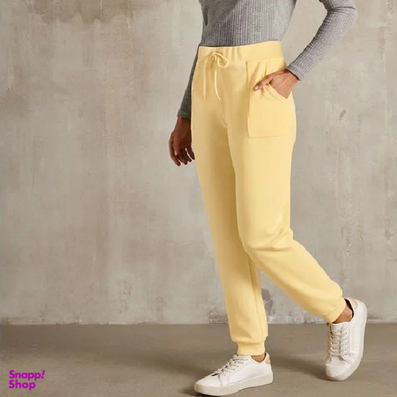 شلوار زنانه اسمارا مدل 5555 رنگ زرد