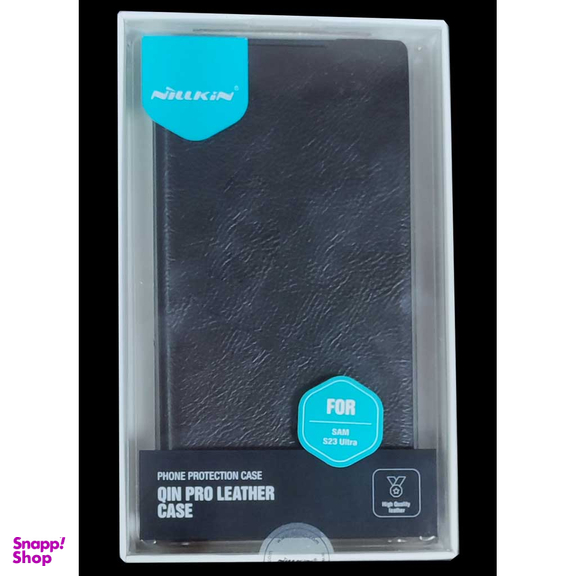 کیف کلاسوری نیلکین مدل Qin Pro Leather Case مناسب برای گوشی موبایل سامسونگ Galaxy S23 Ultra