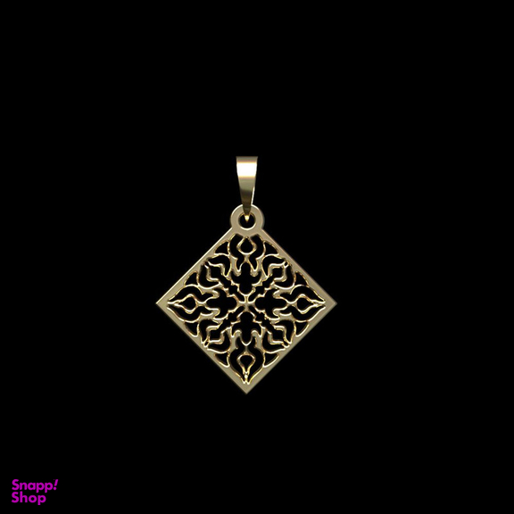 آویز گردنبند طلا 18 عیار زنانه مدوپد مدل اسلیمی کد PA1-10362