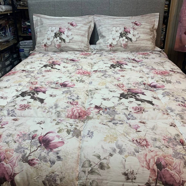 ست سه تکه لحاف یک نفره رزین تاژ ملرز طرح Jaklin