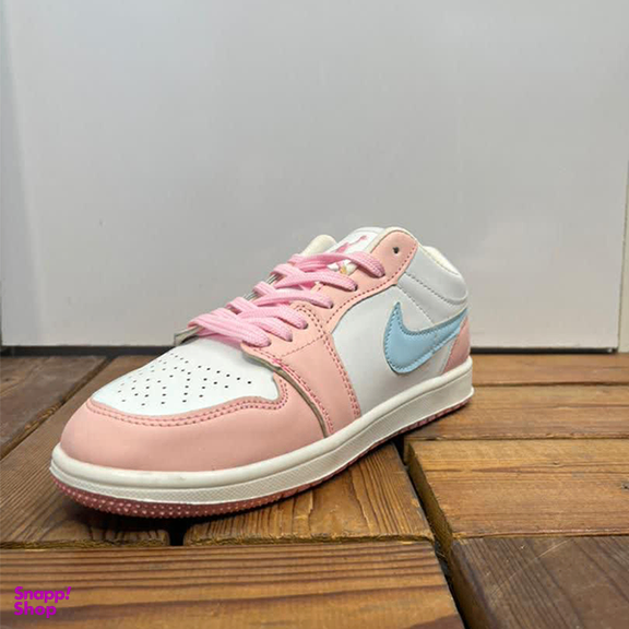 کفش ورزشی زنانه مدل ایر جردن کد1243 رنگ صورتی آبی