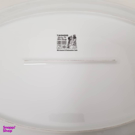 دیس شرکت صنایع چینی تقدیس مدل لب طلا بسته 3 عددی