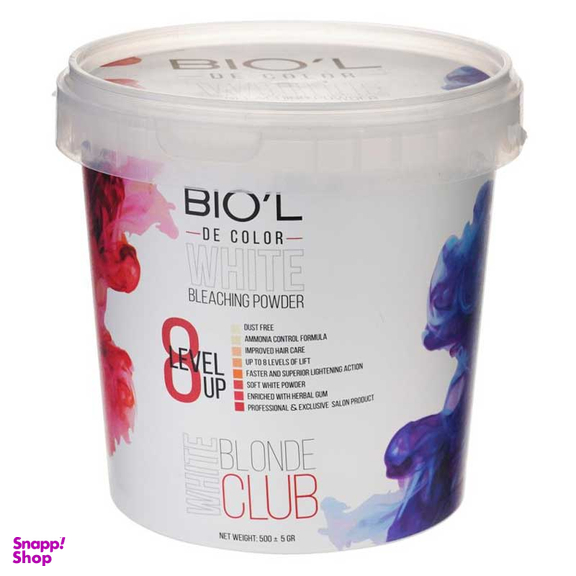 پودر دکلره بیول مدل Blonde Club رنگ سفید وزن 500 گرم